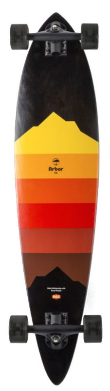 ARBOR Fish Artist Draplin II 37" - Longboard Komplett