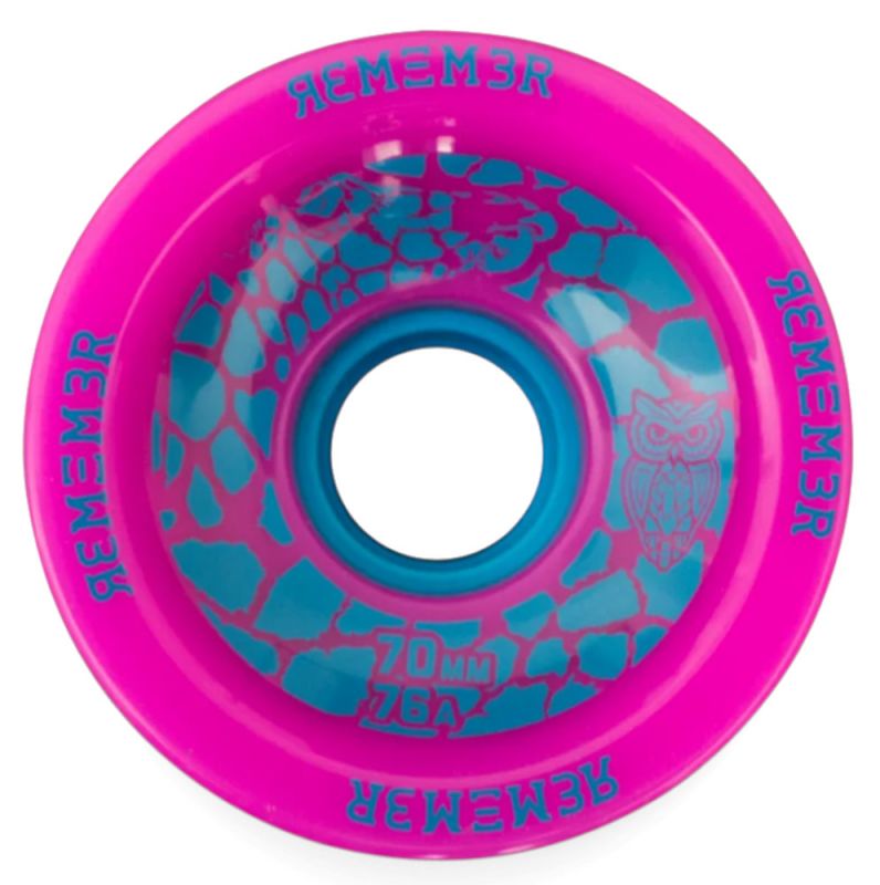 REMEMBER Savannah Slamma 70mm 76a Pink - Longboard Rollen