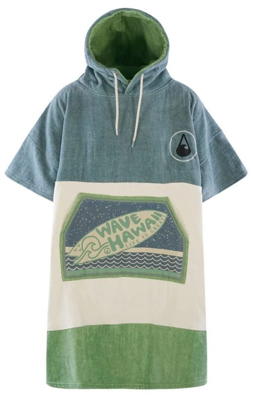 WAVE HAWAII Poncho Curitiba (Größe L) - Surf Poncho