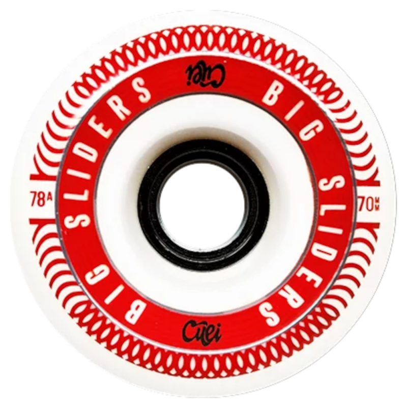 CUEI Big Sliders 70mm 78a White/Red