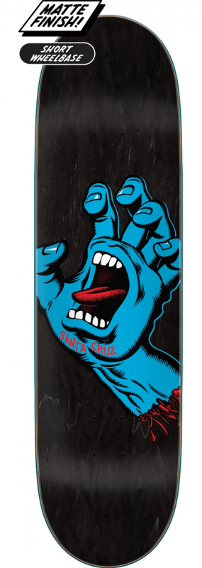 SANTA CRUZ Screming Hand 8,5 - Skateboard Deck