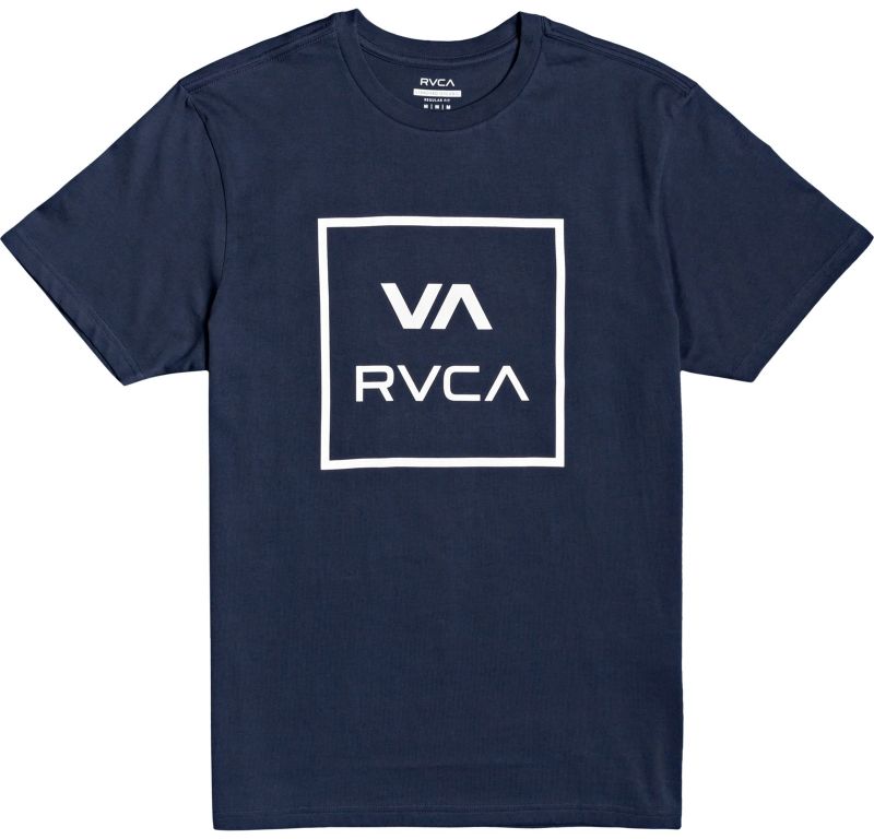 RVCA Front Va All The Way Moody Blue - T-Shirt