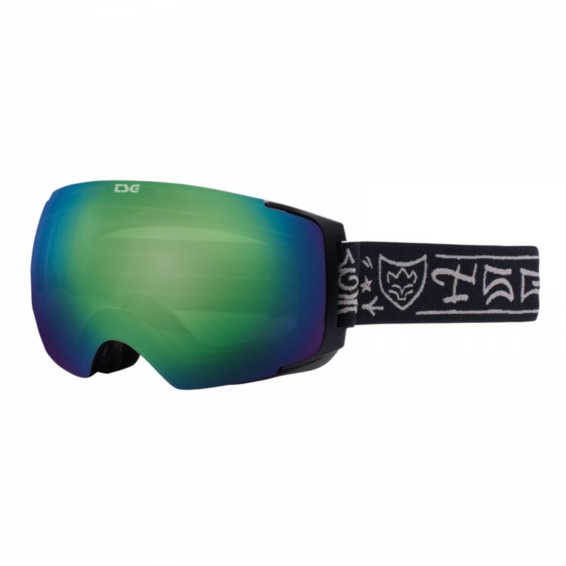TSG Goggle Two - Black Wholetrain - Snowboardbrille inkl. Bonusvisier