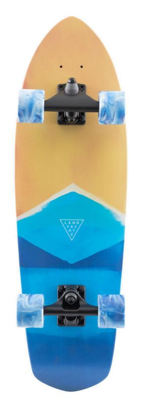 LANDYACHTZ Pocket Knife Watercolor 29.6" - Surfskate Komplett