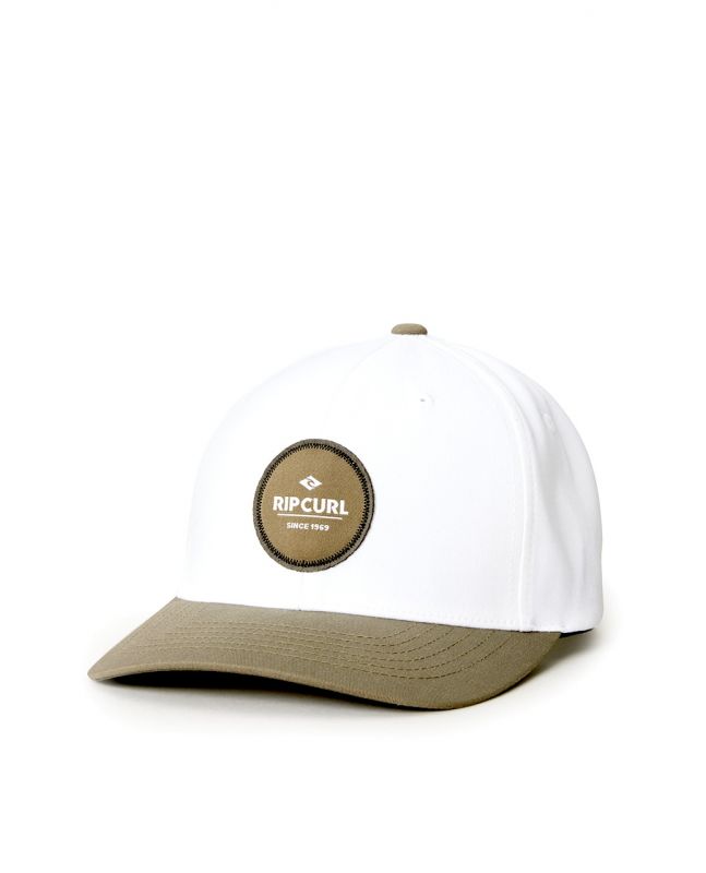 RIP CURL Routine Flexfit Cap - Bone/Green