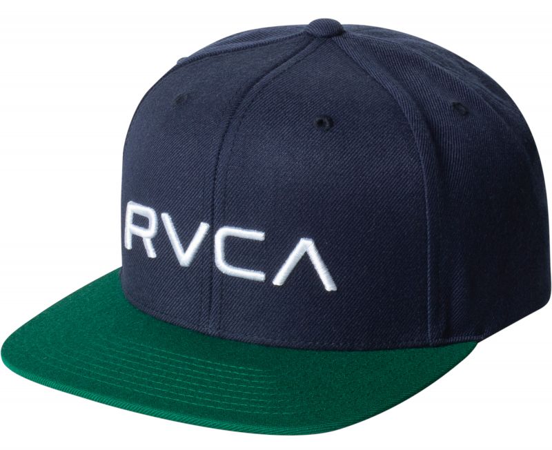 RVCA Twill Snapback II Navy/Green