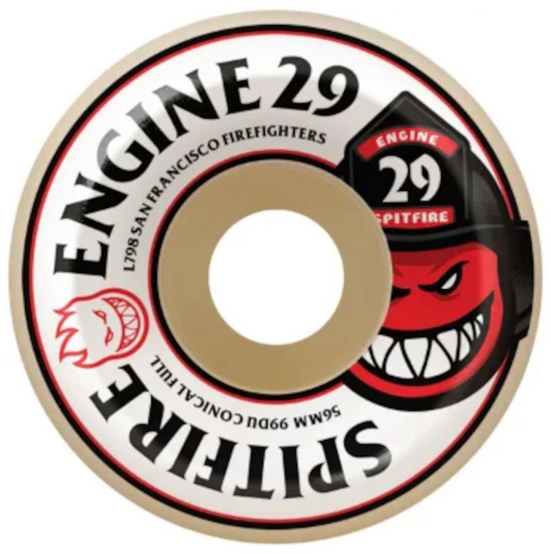 SPITFIRE X SF Engine 29 F4 Conical Full - 56mm 99a - Skateboardrollen