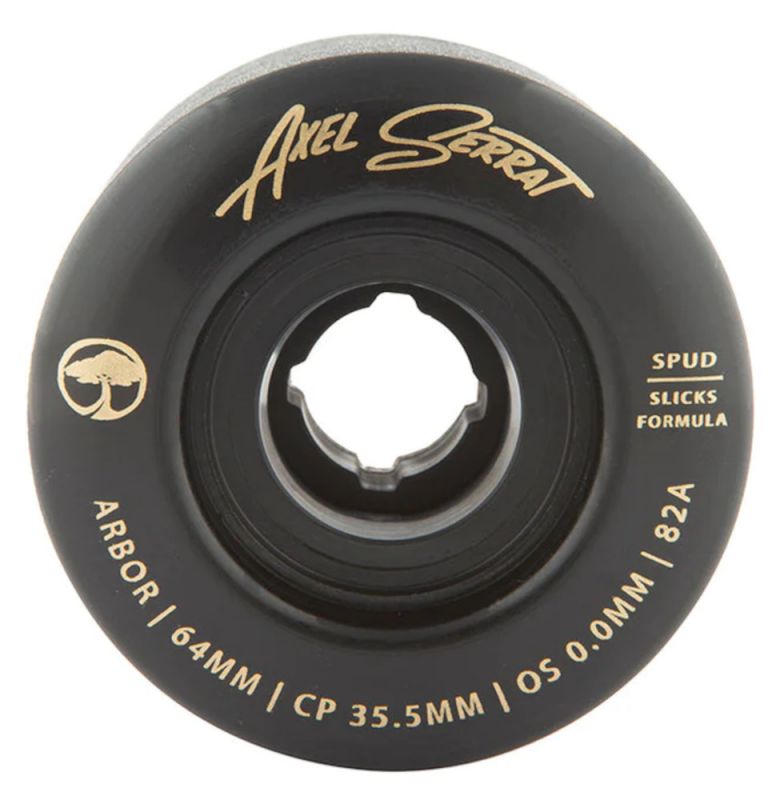ARBOR Suave - Axel Serrat - 58mm 80a Black - Longboard Rollen