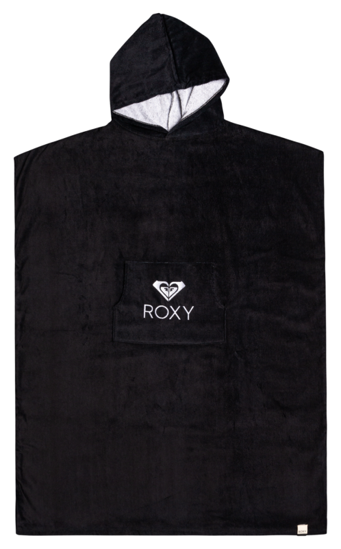 ROXY Stay Magical Solid Anthracite - Surf Poncho