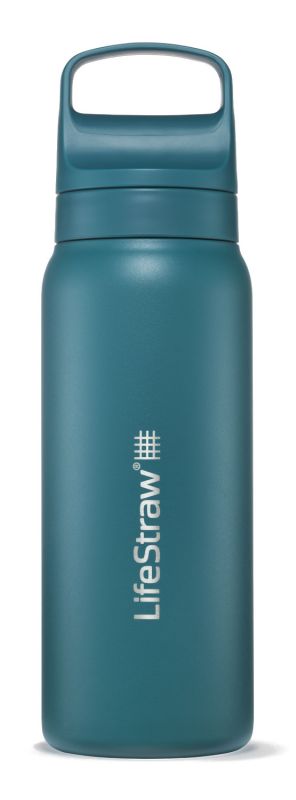 LIFESTRAW Go Steel 700ml Laguna Teal - Edelstahlflasche mit Filter