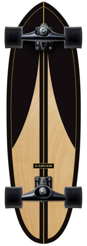CARVER Black Label 32.5" CX - Surfskate Komplett
