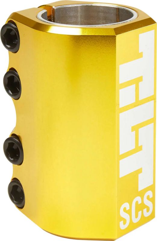 TILT Classic SCS Clamp Gold - Stunt Scooter Clamp