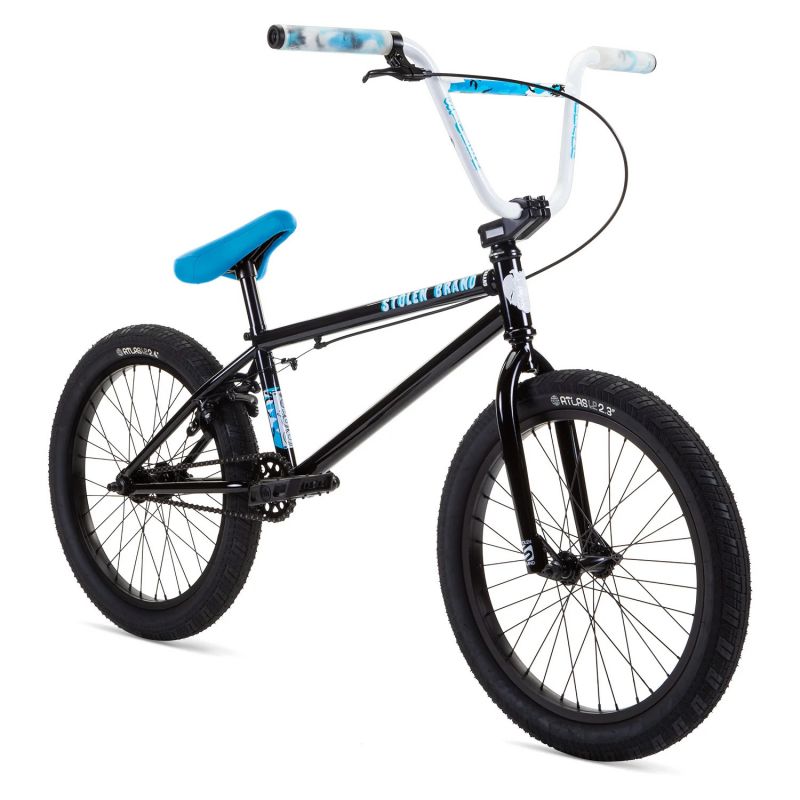STOLEN Stereo 20" - Black w/ SWAT Blue Camo - Freestyle BMX Bike