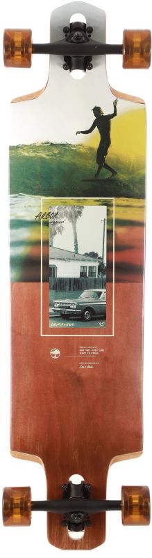 ARBOR Dropcruiser Photo 'Surf Trip' 38" - Longboard Komplett
