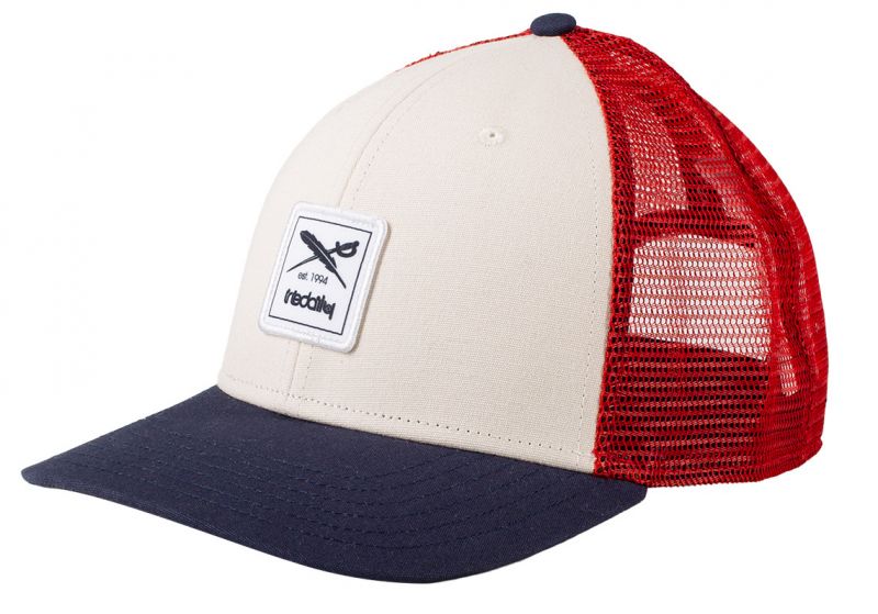IRIEDAILY Daily Flag Meshcap Navy Red - Snapback