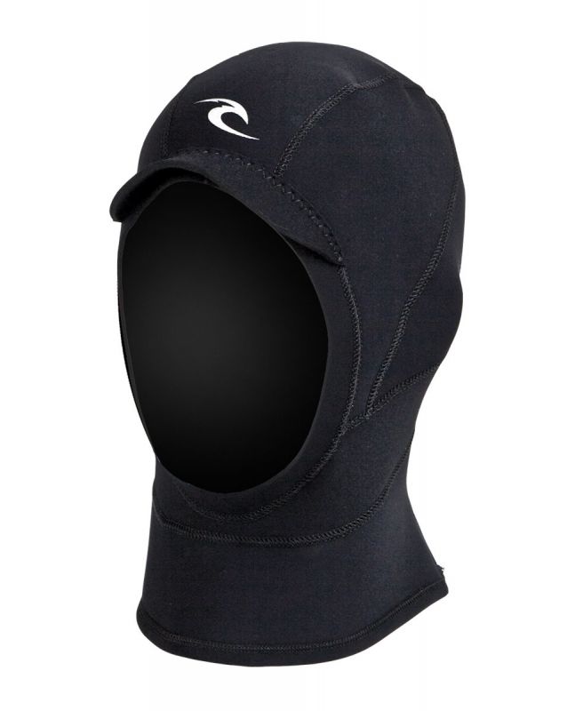 RIP CURL E-Bomb Hood 2mm Black - Surfkapuze