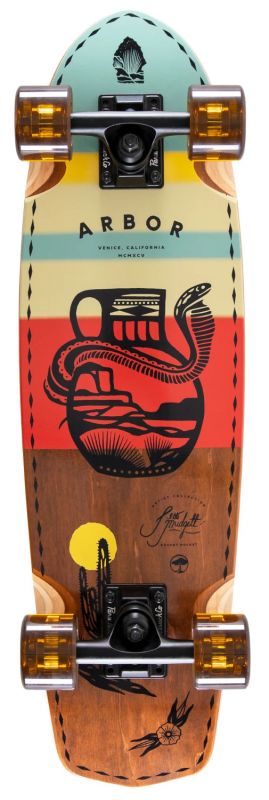 ARBOR Pocket Rocket Artist ’Jess Mudgett’ 27" - Minicruiser Komplett