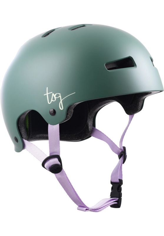 TSG Evolution Women Solid Color - Satin Foliage Green - Skatehelm