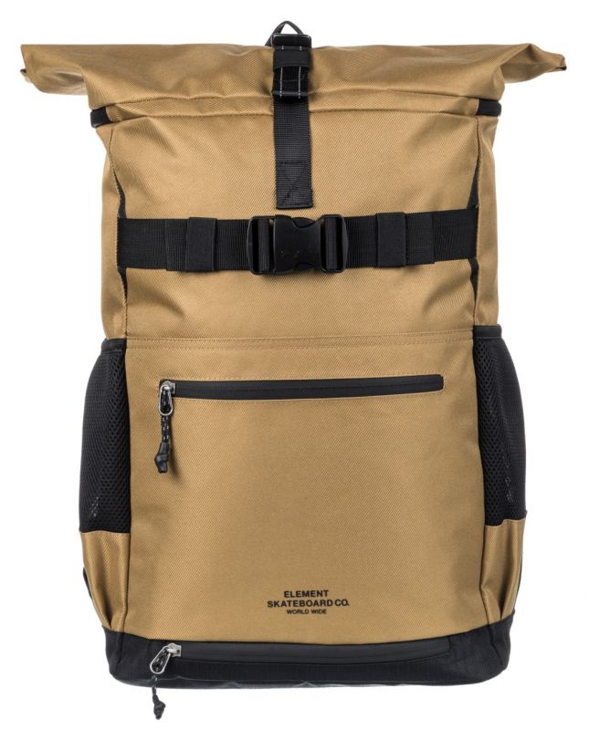 ELEMENT Ground Skate Roll Top Backpack - Dull Gold - Rucksack