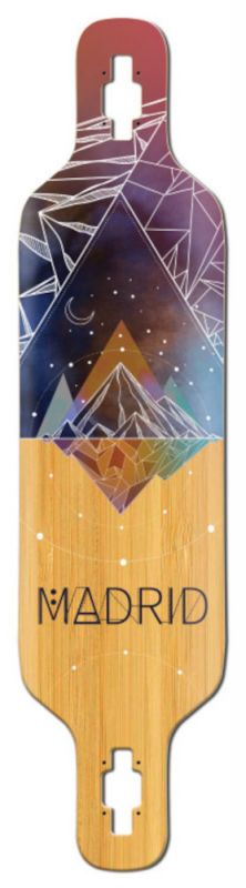 MADRID Trance 40" Space Mountain Bamboo - Longboard Deck