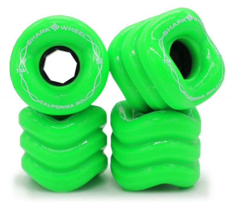 SHARK WHEELS California Roll 60mm 78a - Gecko Green