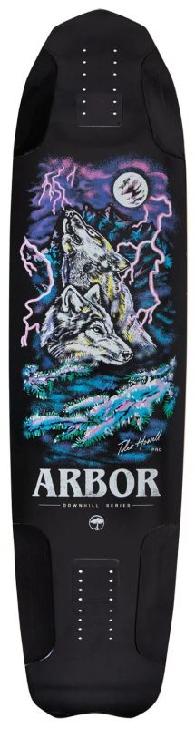 ARBOR Tyler Howell Pro Downhill 38" Black - Longboard Deck