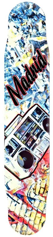 MADRID Fiberglass Pole 46" - Boombox - Longboard Deck
