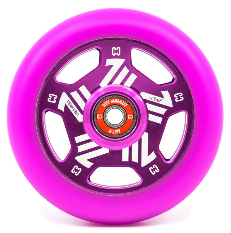 CORE Vent Hollow 110mm - Purple - Stuntscooter Rolle