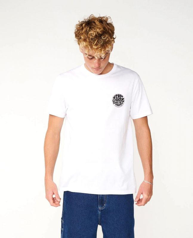 RIP CURL Wettie Icon Tee - Optical White