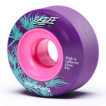 ORANGATANG Skiff 62mm - Longboard Wheels - 83a Purple