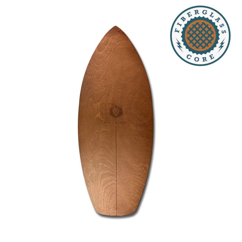 DAFFY BOARDS Surf Style Balance Board - Walnut