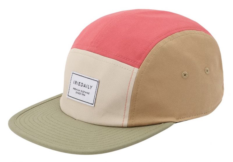 IRIEDAILY Millenio 5 Panel Cap - Olive Red