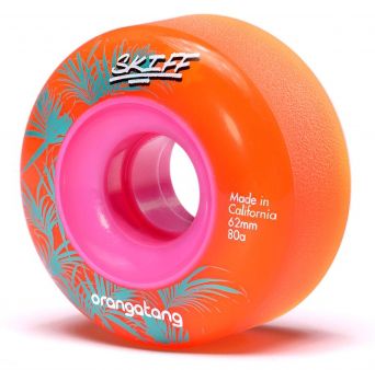 ORANGATANG Skiff 62mm - Longboard Wheels - 80a Orange