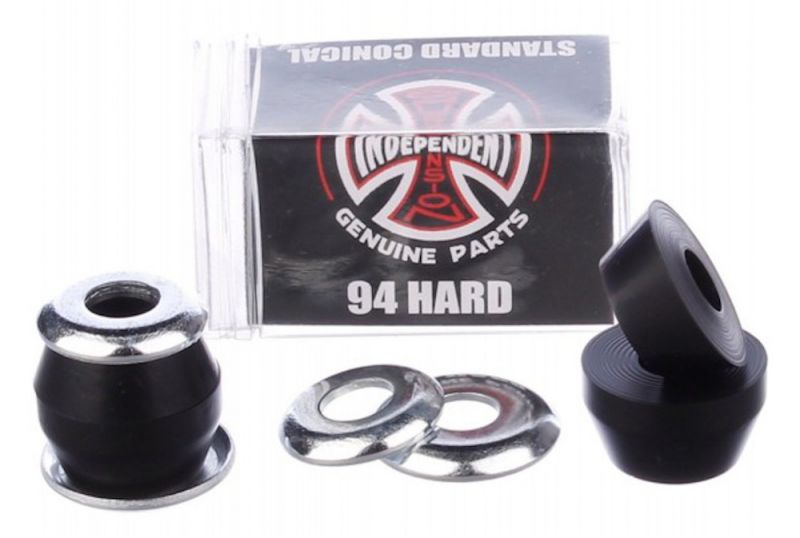 INDEPENDENT Standard Conical Cushions Hard 94A Black Bushings