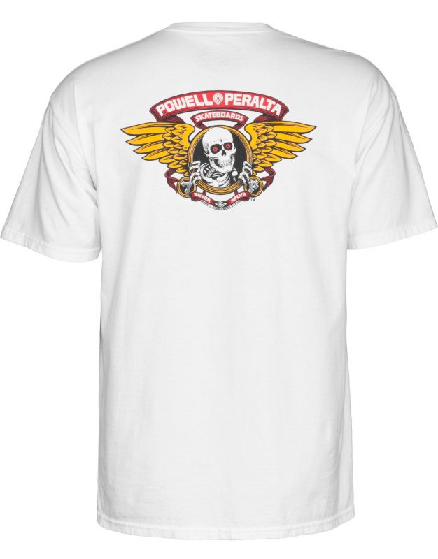 POWELL PERALTA Winged Ripper White - T-Shirt