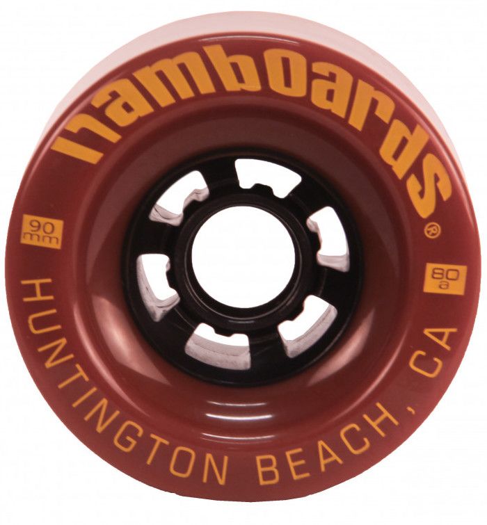 HAMBOARDS Huntington Beach PU 80a 90mm - Longboard Rollen