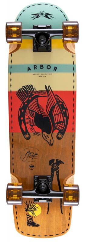 ARBOR Pilsner Artist 'Jess Mudgett' 28.75" - Minicruiser Komplett