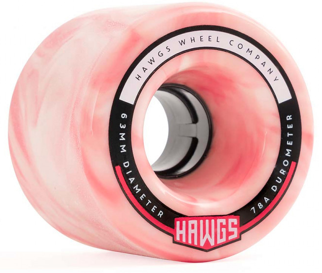 HAWGS Fatty Hawgs 78a 63mm Clear Pink White