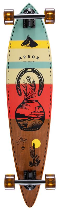 ARBOR Fish Artist 'Jess Mudgett' 37" - Longboard Komplett