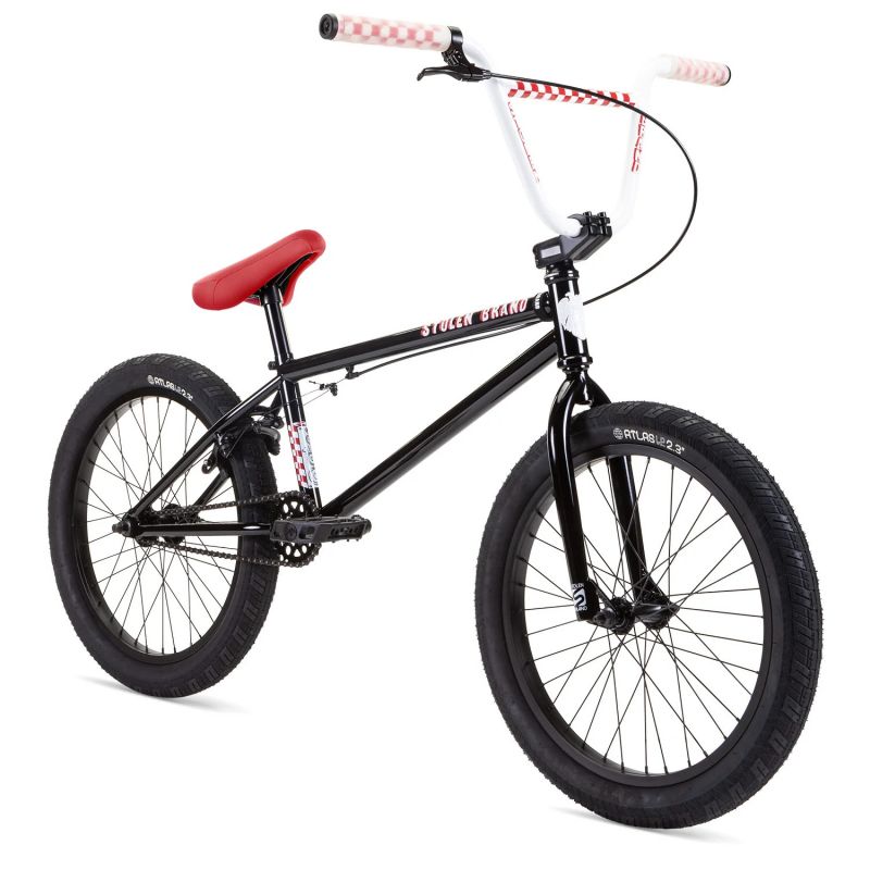 STOLEN Stereo 20" - Black w/ Fast Times Red - Freestyle BMX Bike