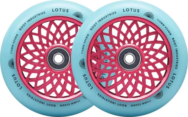 ROOT INDUSTRIES Lotus 110mm Pink/Isotope - 2 Pack Stunt Scooter Rollen