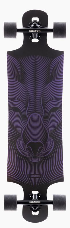 LANDYACHTZ Drop Hammer Night Fox - Longboard Komplett