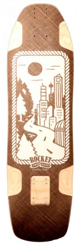 ROCKET LONGBOARDS Classic Scout - Longboard Deck
