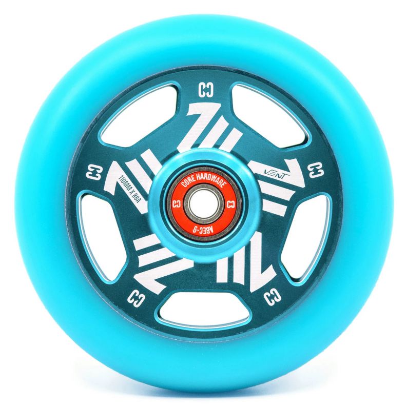 CORE Vent Hollow 110mm - Teal - Stuntscooter Rolle