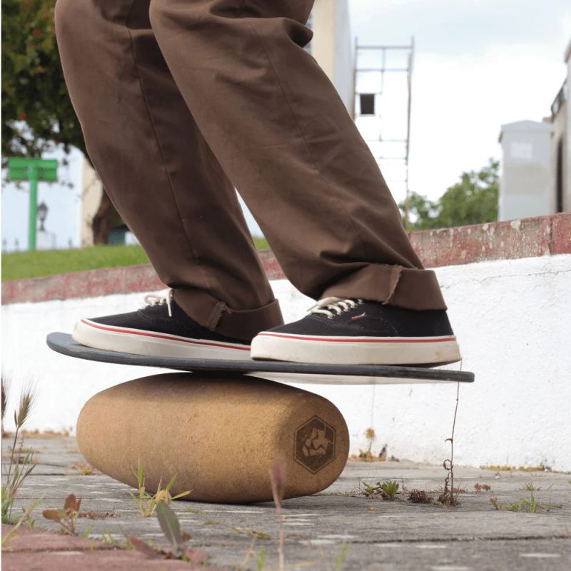 DAFFY BOARDS Balance Board Korkrolle - Carve Roll - 450 x 147mm